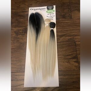 Organique Mastermix Straight Hair 3PCS Set  (Missing 14”) 16”/18” Bundles + 5” .